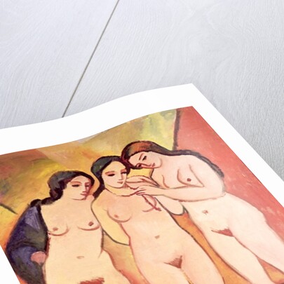 Three Naked Girls by August Macke