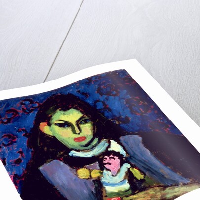 Girl with Doll, 1910 by Alexej von Jawlensky