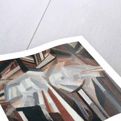 Cubist Head, 1914-15 by Alexander Bogomazov