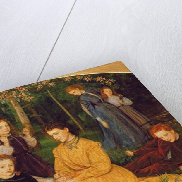 A Birthday Picnic - Portraits of the Children of W.W. Pattinson, Esq. of Felling, Near Gateshead, 1866-67 by Arthur Hughes