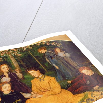 A Birthday Picnic - Portraits of the Children of W.W. Pattinson, Esq. of Felling, Near Gateshead, 1866-67 by Arthur Hughes