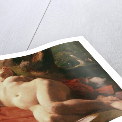 La Bacchante, c.1844-47 by Gustave Courbet