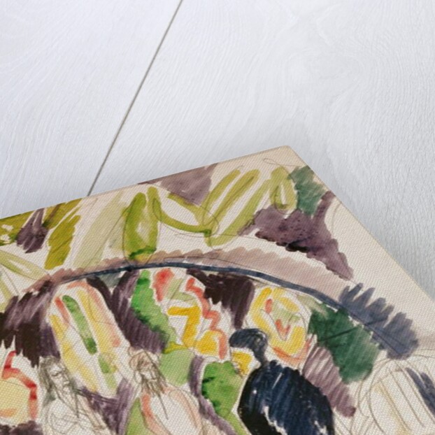 Divan 1912-14 by Ernst Ludwig Kirchner