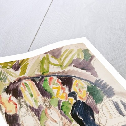 Divan 1912-14 by Ernst Ludwig Kirchner