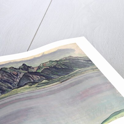 Thunersee with the Stockhorn Mountains, 1910 by Ferdinand Hodler