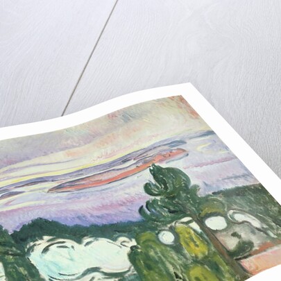 Oslofijord - Northern Beach 1910 by Edvard Munch