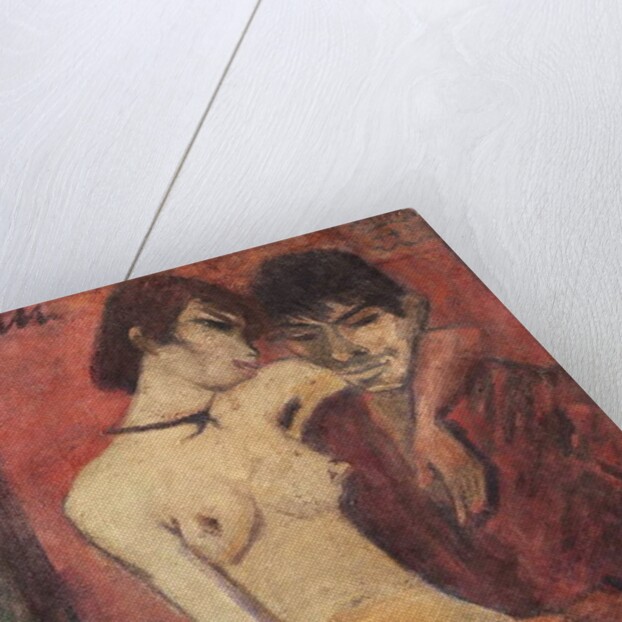 Seated Gipsy Lovers, 1922 by Otto Muller or Mueller