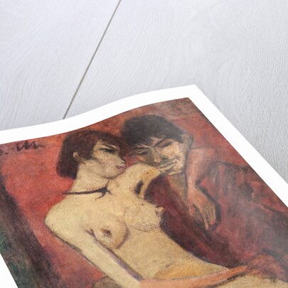 Seated Gipsy Lovers, 1922 by Otto Muller or Mueller