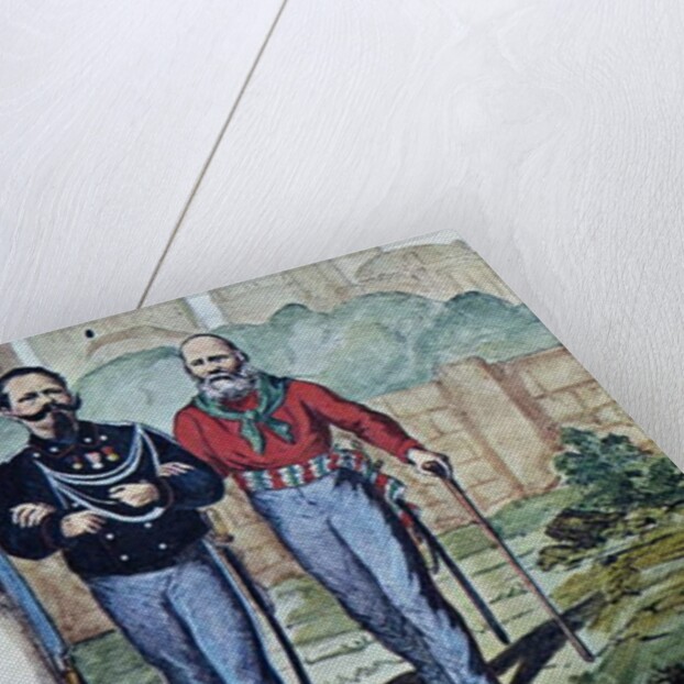 The Perfect Trinity: Pope Pius IX, Victor Emmanuel II and Garibaldi, 1870 by Italian School