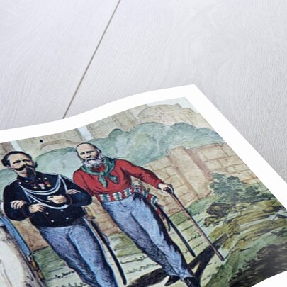 The Perfect Trinity: Pope Pius IX, Victor Emmanuel II and Garibaldi, 1870 by Italian School