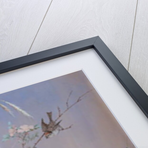 Wild Roses Among Rye, 1874 by Fidelia Bridges