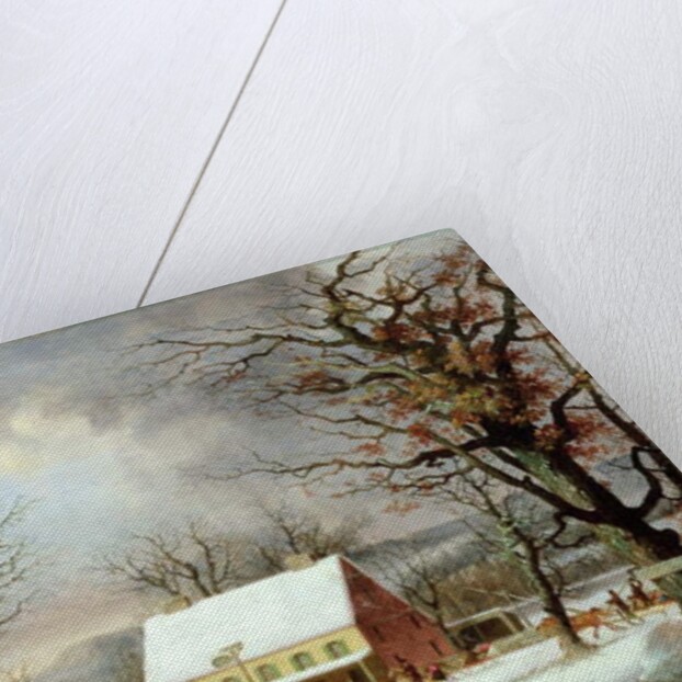 Seven Miles to Farmington, c.1853 by George Henry Durrie