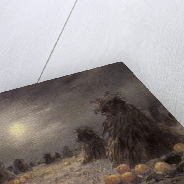 Autumn Harvest by Moonlight by Charles Russell Loomis