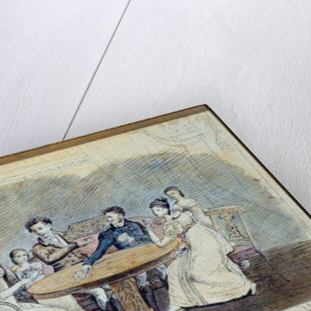 The Galitzines, 1820 by Russian School