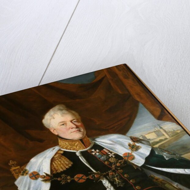 Prince Dmitri Galitzine wearing the Order of St Andrew, 1835 by Francois Nicholas Riss