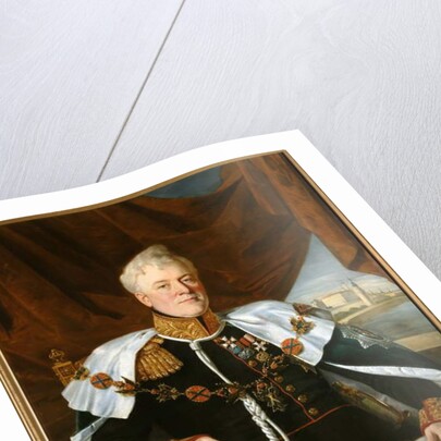 Prince Dmitri Galitzine wearing the Order of St Andrew, 1835 by Francois Nicholas Riss