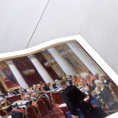 The centenary session of the State Council in the Marie Palace on 5th May 1901 by Ilya Efimovich Repin