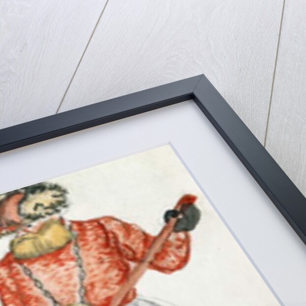 Costume design for 'The Flea', by Yevgeny Zamyatin, 1924 by Boris Mikhailovich Kustodiev