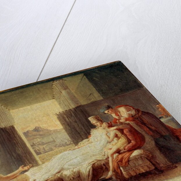 Sketch for Aeneas Telling Dido the Misfortunes of Troy, before 1813 by Baron Pierre-Narcisse Guerin