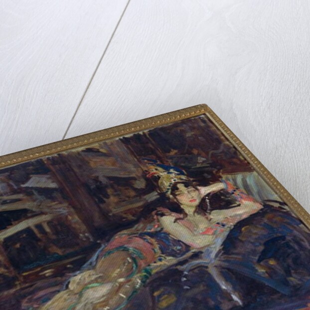 Ida Rubinstein as Zobeide in the ballet 'Sheherazade' by Nicholas Rimsky Korsakov by Jacques-Emile Blanche