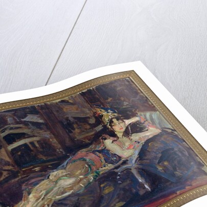 Ida Rubinstein as Zobeide in the ballet 'Sheherazade' by Nicholas Rimsky Korsakov by Jacques-Emile Blanche