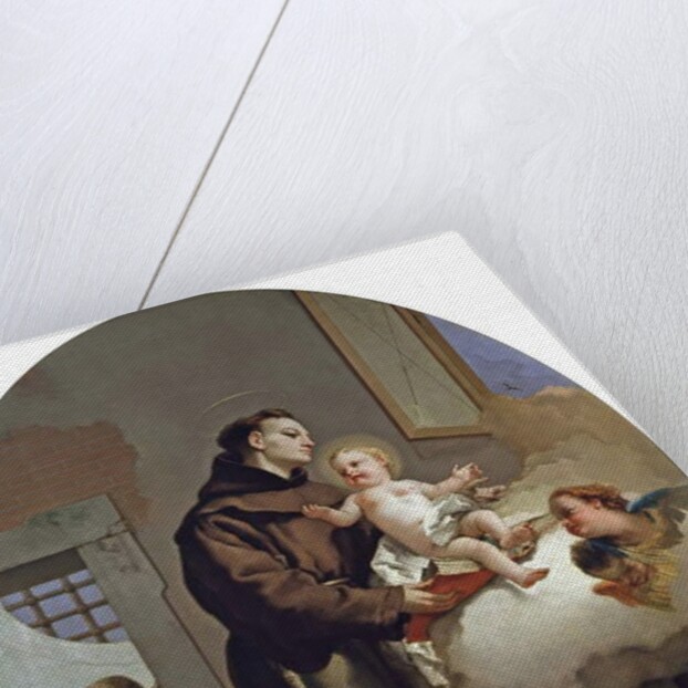 Saint Anthony of Padua with the Infant Jesus, 1767-69 by Giovanni Battista (1696-1770) Tiepolo