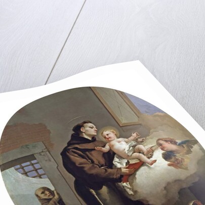 Saint Anthony of Padua with the Infant Jesus, 1767-69 by Giovanni Battista (1696-1770) Tiepolo