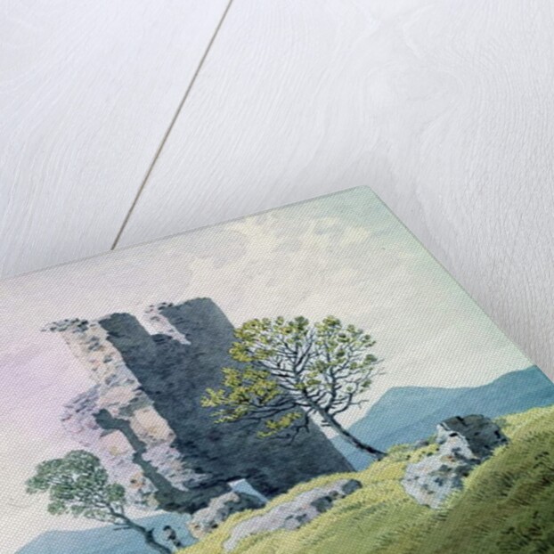 The Castle in Teplitz by Caspar David Friedrich