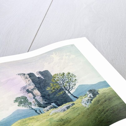 The Castle in Teplitz by Caspar David Friedrich