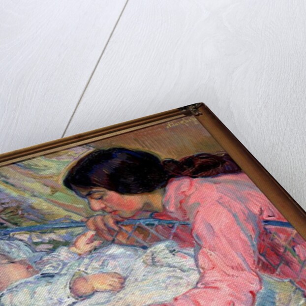 At The Cradle, late 19th - early 20th century by Nikolai Alexandrovich Tarkhoff