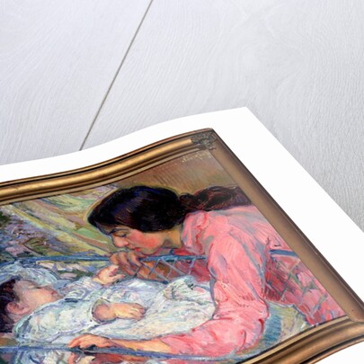 At The Cradle, late 19th - early 20th century by Nikolai Alexandrovich Tarkhoff