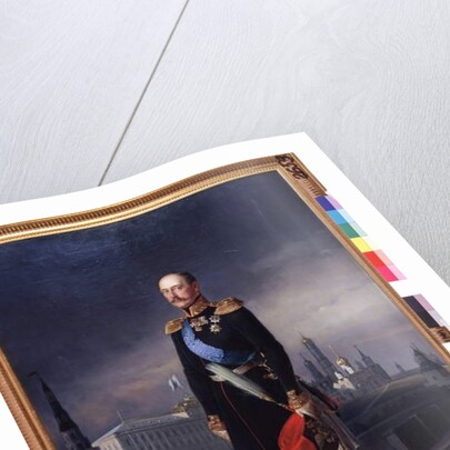 Portrait of Emperor Nicholas I, 1856 by Yegor Bottman
