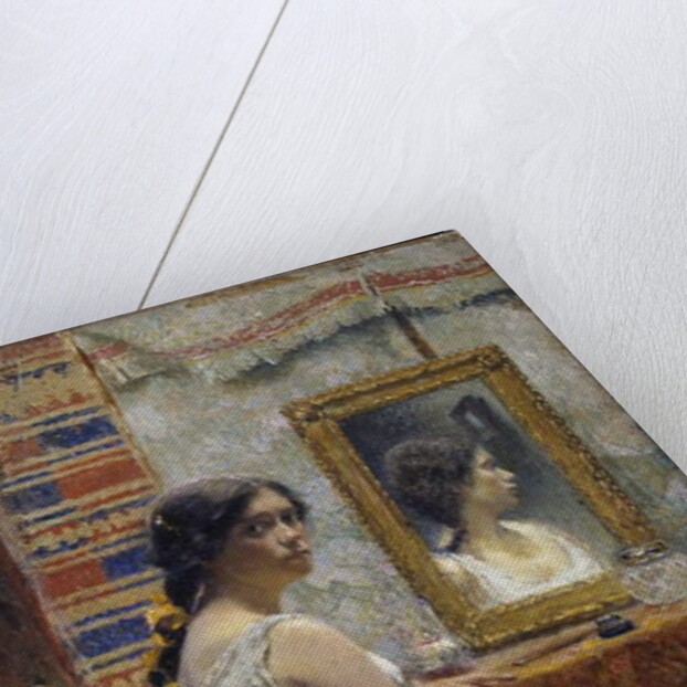 Lady at a Mirror, c.1890 by Ivan Pavlovich Pokhitonov