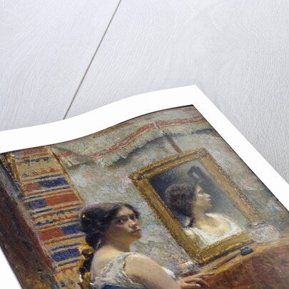 Lady at a Mirror, c.1890 by Ivan Pavlovich Pokhitonov