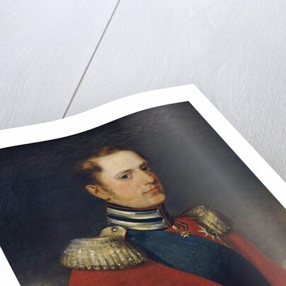 Portrait of Emperor Nicholas I, 1829 by Alexander Vasilyevich Polyakov