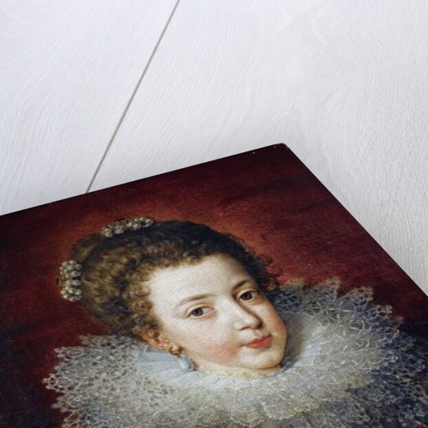 Portrait of Elisabeth of France, Queen consort of Spain par Frans Pourbus the Younger by Frans II Pourbus