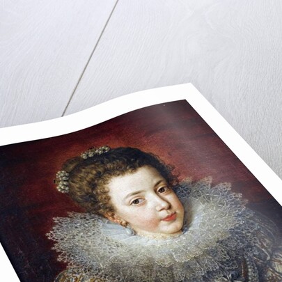 Portrait of Elisabeth of France, Queen consort of Spain par Frans Pourbus the Younger by Frans II Pourbus