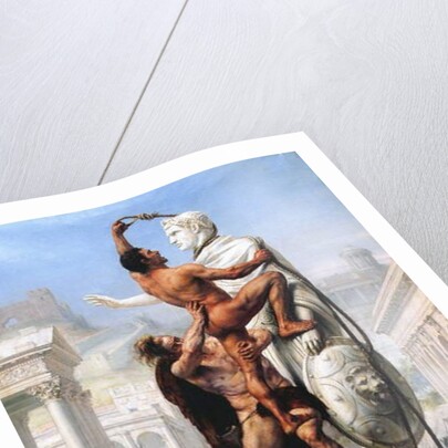 The Sack of Rome by Visigoths in 410, 1890 by Joseph-Noel Sylvestre