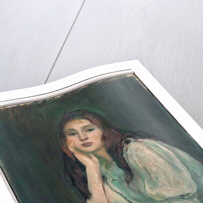 Julie Daydreaming, 1894 by Berthe Morisot