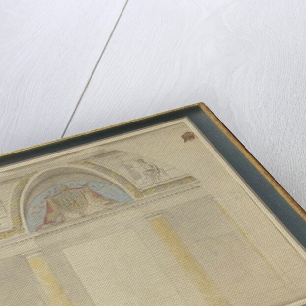 Study for the decoration of the throne at the Palais des Tuileries, 1806 by Charles Percier