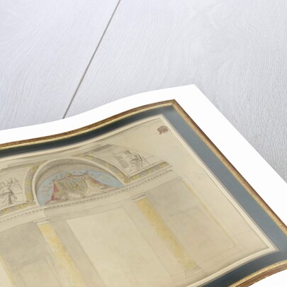 Study for the decoration of the throne at the Palais des Tuileries, 1806 by Charles Percier