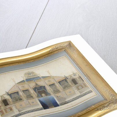 Project of the Great Tribune and the Throne for the Feast of the Distribution of Eagles, 1807 by Charles Percier