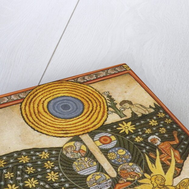 The Redeemer. Miniature from Liber Scivias by Hildegard of Bingen, c.1175 by German School