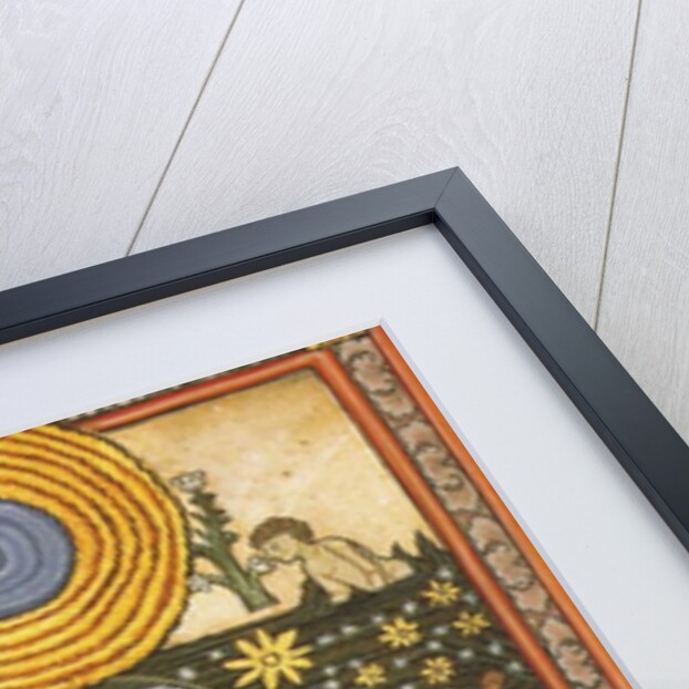 The Redeemer. Miniature from Liber Scivias by Hildegard of Bingen, c.1175 by German School