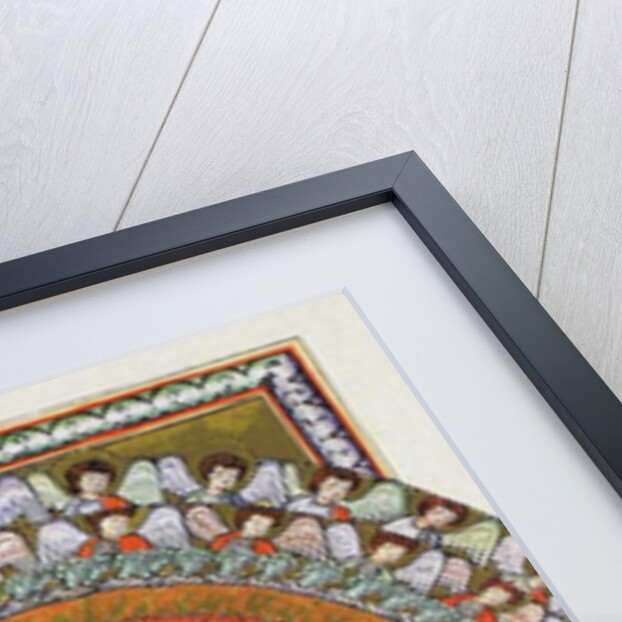 The Choir of Angels. Miniature from Liber Scivias by Hildegard of Bingen, c.1175 by German School