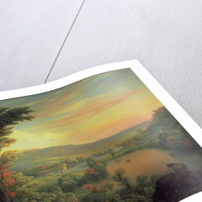 View of the Mohawk near Little Falls, 1854 by Mannevillette Elihu Dearing Brown