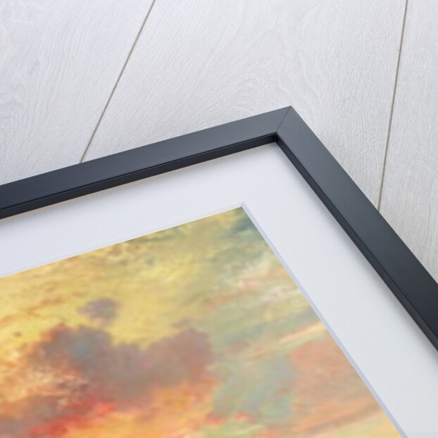 Sunset Vespers at the Old Rugged Cross by Thomas Moran