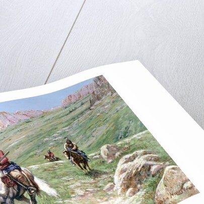 In the Cheyenne Country, 1896 by John Hauser