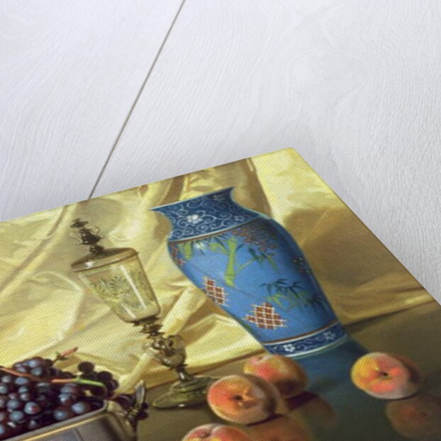 Still Life with Peaches, 1881 by Edward Chalmers Leavitt