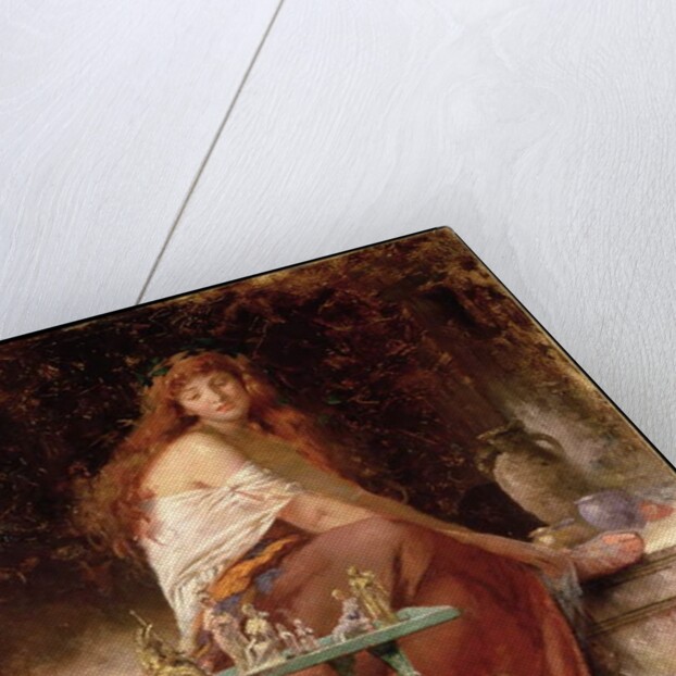 Red Haired Beauty by Edwin Howland Blashfield